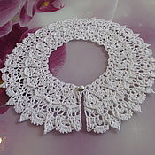 Аксессуары handmade. Livemaster - original item Haute Couture collar in white.. Handmade.