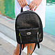 Black Star Python skin backpack. Backpacks. exotiqpython. Online shopping on My Livemaster.  Фото №2