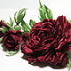 Order Rose brooch made of silk. fantasy flowers. Livemaster. . Brooches Фото №3