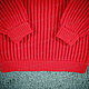 Sweater knitted red (№645). Mens sweaters. Rogopuh. My Livemaster. Фото №4