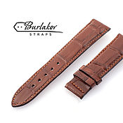 Watchband crocodile leather size 20/18 lot 131012