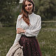 Skirt in flower tulle. Skirts. Silk & Milk. Online shopping on My Livemaster.  Фото №2