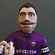 Портретная кукла, Игорь Акинфеев, для съёмок muppets show. Ростовые куклы. ТМ ЯмастеR, Алёна Князева (yamasster). Интернет-магазин Ярмарка Мастеров.  Фото №2