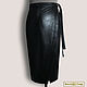 Order Pencil skirt 'Neonila' from natural. leather/suede (any color). Elena Lether Design. Livemaster. . Skirts Фото №3