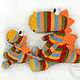 Dragon Rainbow Pinstripes. Stuffed Toys. GALAtoys. My Livemaster. Фото №5