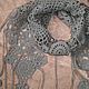 Order Scarf. Charm. Irish lace. In the rhythm of time. Knitting.. Livemaster. . Scarves Фото №3