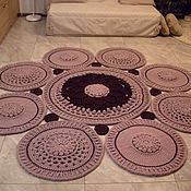 Для дома и интерьера handmade. Livemaster - original item Carpets for home: large modular carpet made of knitted cord. Handmade.