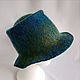 Hat felted. Northern lights. Hats1. Zhanna. My Livemaster. Фото №5