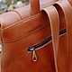 Рюкзак кожаный женский, натуральная кожа. Рюкзаки. Елена (semelen-bags). Ярмарка Мастеров.  Фото №5