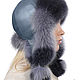 Women's fur ushanka Fox. Hat with ear flaps. hereditary Skinner. Online shopping on My Livemaster.  Фото №2