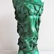 Order VASE ANTIQUE MALACHITE BOHEMIAN GLASS ART DECO. Czechvintage (Czechvintage). Livemaster. . Vintage vases Фото №3
