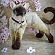 Copy of Copy of Copy of Collectible toy Bengal cat. Stuffed Toys. klemabears. My Livemaster. Фото №4