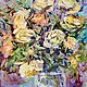 Oil painting with a bouquet of yellow roses ' Ultralimonade', Pictures, Murmansk,  Фото №1
