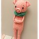 Свинка. Амигуруми куклы и игрушки. Handmade Zone Annette. Ярмарка Мастеров.  Фото №5