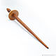 Tibetan support Spindle for spinning Siberian cherry Wood#B33. Spindle. ART OF SIBERIA. My Livemaster. Фото №5
