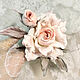 Rose silk brooch ' Charm'. Fibula brooch. natalya-4 (natalya-4). Online shopping on My Livemaster.  Фото №2
