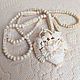 Necklace 'Flower basket' bone carving. Vintage necklace. Lesica. My Livemaster. Фото №5