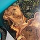Стол из массива с сухоцветами. Столы. Lady Du ART. Интернет-магазин Ярмарка Мастеров.  Фото №2