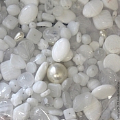 Материалы для творчества handmade. Livemaster - original item 20 gr MIX Bridal white Czech beads Preciosa. Handmade.
