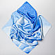 Batik scarf 'Frosty evening', Shawls1, Moscow,  Фото №1