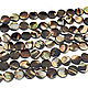 Mother of pearl brown, flat round beads, mother of pearl tablet, Beads1, Ekaterinburg,  Фото №1