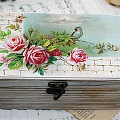 Для дома и интерьера handmade. Livemaster - original item The Rose Box and the Nightingale. Handmade.