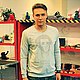Свитшот-джемпер серый с авторским принтом "Пушкин" унисекс PRINTLAB. Джемперы. Дизайнерская одежда *на связи Маша* (Tecstyle). Ярмарка Мастеров.  Фото №4