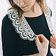 Order Collar 'Loops' Vologda lace. Chest of gifts. Livemaster. . Collars Фото №3