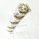 The rim is velvet with voluminous leaves White gold. Headband. ArtelL. Online shopping on My Livemaster.  Фото №2