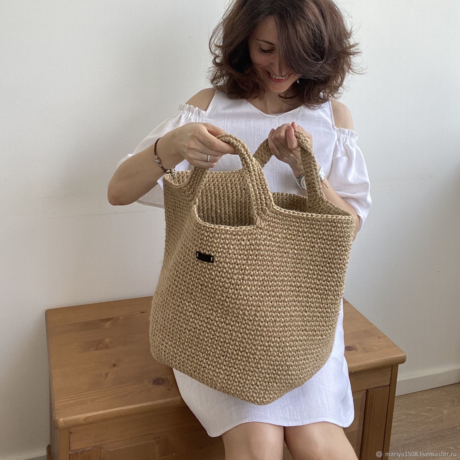 Jute Shopper Bag