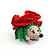 Order Handmade toys. Mac! Collection ' Flower hedgehogs!'. Cross stitch and beads!. Livemaster. . Stuffed Toys Фото №3