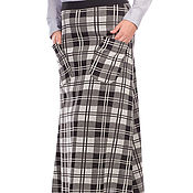 Одежда handmade. Livemaster - original item the plaid skirt with pockets. Handmade.