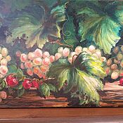 Картина маслом цветы"Маки и ромашки"