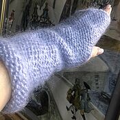Аксессуары handmade. Livemaster - original item Sleeves-mittens-cuffs MELTWATER mohair. Handmade.