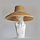 Шляпа летняя "Леди Грейс". Шляпы. Hats by 'Ariadne's thread' Atelier. Ярмарка Мастеров.  Фото №5