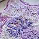 Elegant dress,, Lavender ' for girls crochet, Irish lace. Dresses. Valerie (crocheting ). My Livemaster. Фото №4