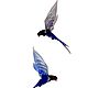 Interior hanging decoration stained glass bird Swallow. Pendants for pots. In Glass. Online shopping on My Livemaster.  Фото №2