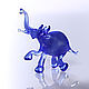 Glass figurine - elephant from National Park Shimba hills. Figurines. In Glass. Online shopping on My Livemaster.  Фото №2
