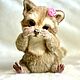 Plush toy Raccoon 'Mila'. Stuffed Toys. zubarevairina. Online shopping on My Livemaster.  Фото №2