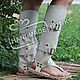 Sandals-boots leather summer white. Sandals. Katorina Rukodelnica HandMadeButik. Online shopping on My Livemaster.  Фото №2