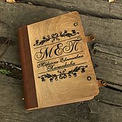 Канцелярские товары handmade. Livemaster - original item Eco notebook made of wood. Handmade.