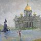 Petersburg and the Rain St. Isaac's Cathedral Postcard, Pictures, St. Petersburg,  Фото №1