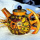 Kettle 'Sun and moon'. Teapots & Kettles. kerami4ka. Online shopping on My Livemaster.  Фото №2