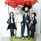 Куклы и игрушки handmade. Livemaster - original item JEWISH WEDDING dolls. Handmade.