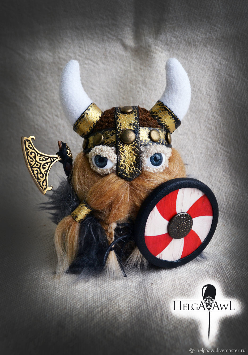 Игрушка сувенирная Викинг с экипировкой в интернет-магазине Ярмарка ...