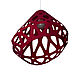 ZAHA LIGHT бордовый потолочный подвесной светильник 1