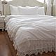 Order Bed linen with knitted lace ' Provence'!. Постельное. Felicia Home. Качество + Эстетика. Livemaster. . Bedding sets Фото №3