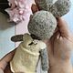 Заказать Зайка вязаная спицами в платье с вышивкой. Мария Попова. Ярмарка Мастеров. . Амигуруми куклы и игрушки Фото №3
