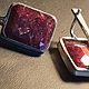 Серьги "Голубиная кровь" Уральский Рубин 6 Ct. Серьги классические. Роберт Серебро 999.. Ярмарка Мастеров.  Фото №6