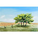 Oil Painting In the shade of trees Landscape, Pictures, Moscow,  Фото №1
